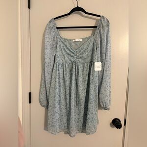 Altar'd State Sage Floral Dress